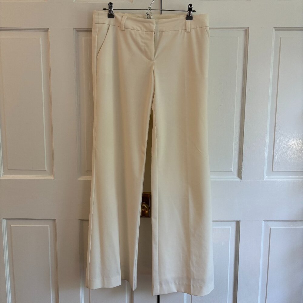 Trina Turk Wide Leg White Dress Pants, size 8
